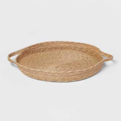 16" x 15" Seagrass Serving Tray - Threshold™ | Target