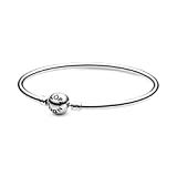 Pandora Jewelry Bangle Charm Sterling Silver Bracelet, 8.3 | Amazon (US)