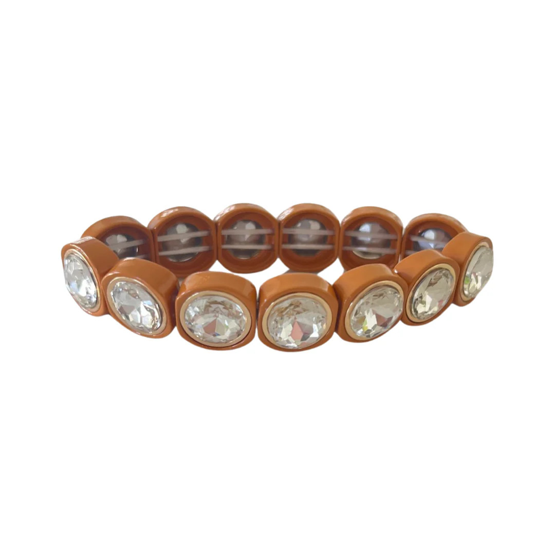 City Girl Round Bracelet - Tobacco | Smith and Co. Jewel Design