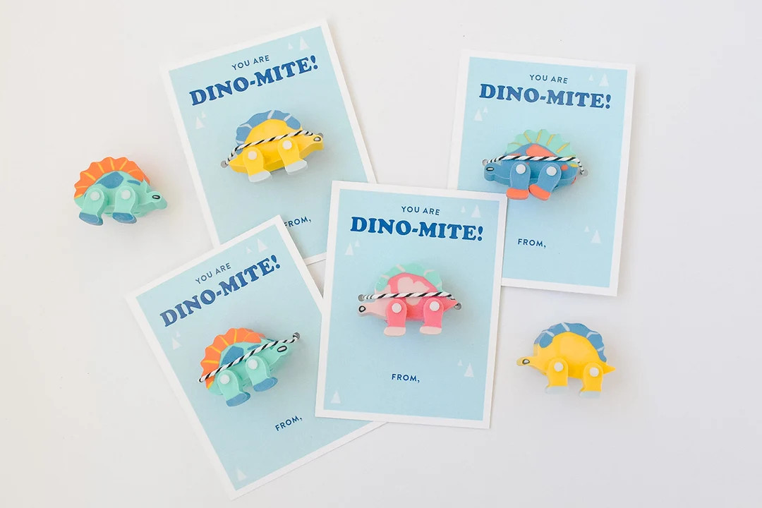 Dinomite Dinosaur Valentine Cards, Printable Class Valentines (digital Download) - Etsy Canada | Etsy (US)