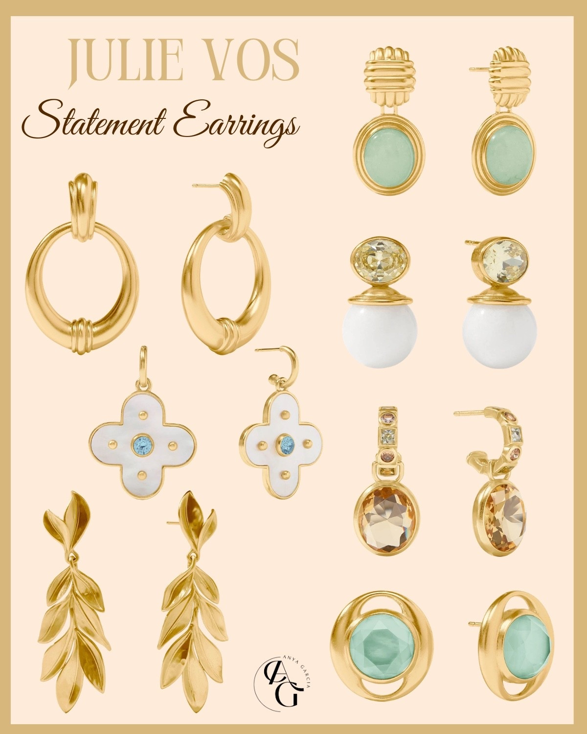 Julie Vos ~ Statement Earrings 

#LTKBeauty #LTKWorkwear #LTKWedding