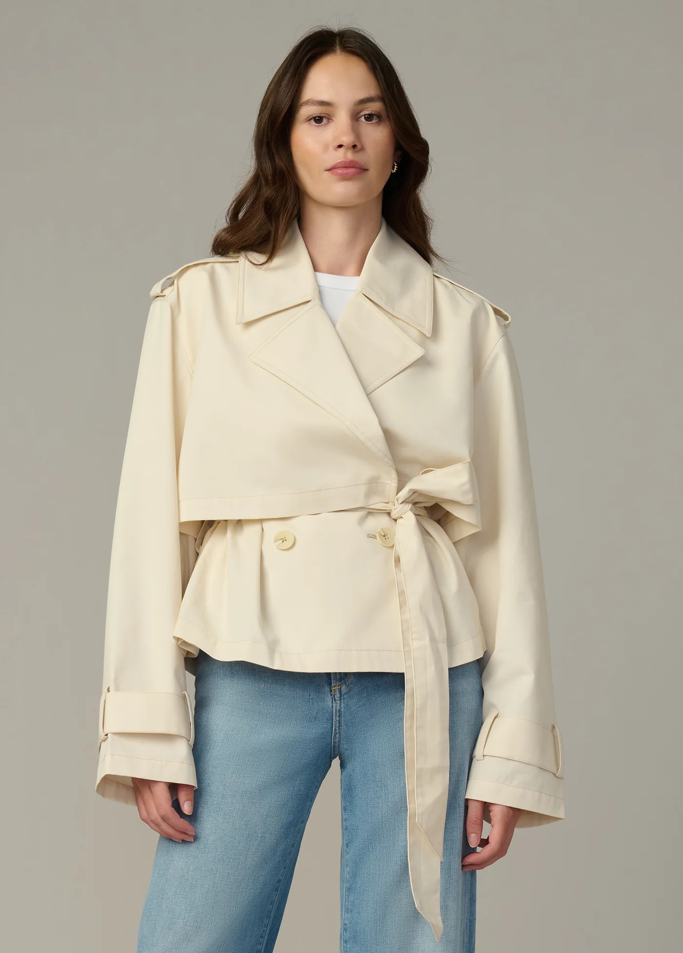 THE LIZ CROPPED TRENCH COAT | JOES