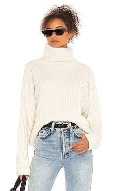 ANINE BING Sydney Sweater in Ivory from Revolve.com | Revolve Clothing (Global)