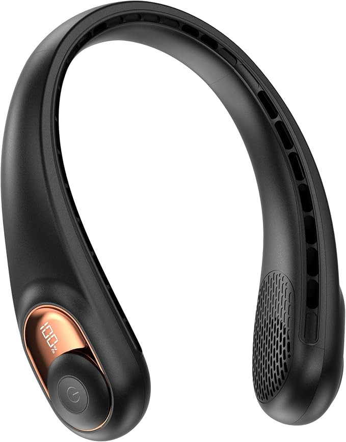 KIDEE Neck Fan, Portable Bladeless Neck Fans, Upgrade 360° Airflow, Super Quiet, 3 Speeds, 4000m... | Amazon (US)