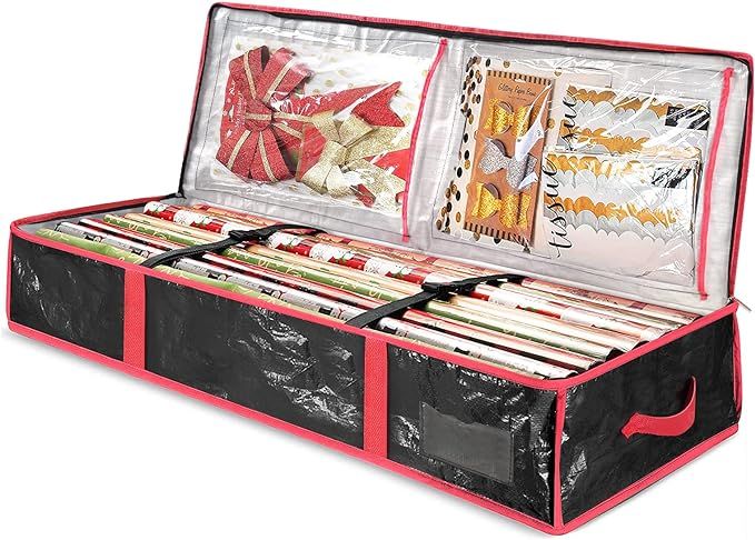 BoxLegend Wrapping Paper Storage Container – Fits up to 20 Rolls 1 3/8” Diam. - Underbed Gift... | Amazon (US)