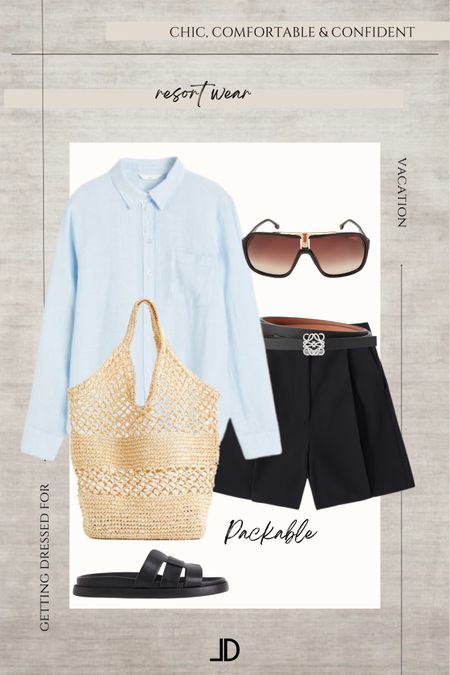 ✨Favorite for vacation inspo later.
Vacation outfits, spring outfits

Here are five additional essentials that busy moms should consider taking on a warm weather vacation:

Swimsuit and Cover-Up: If you're going to a beach or pool destination, don't forget to pack a swimsuit and a cover-up. A cover-up can provide some extra sun protection and can be worn while walking to and from the beach or pool.
Lightweight Clothing: Warm weather vacations call for lightweight and breathable clothing that will keep you cool and comfortable. Consider packing cotton or linen pieces, as well as lightweight dresses and shorts.
Hats and Sunglasses: Protecting your face and eyes from the sun is important. Pack a wide-brimmed hat and a pair of sunglasses to shield yourself from the sun's rays.
Travel-Sized Toiletries: It's always a good idea to pack travel-sized toiletries, such as shampoo, conditioner, and body wash, to save space in your luggage. Don't forget to pack a mini first-aid kit with essentials such as band-aids and pain relievers.
Portable Charger: With so many travel apps and the need to stay connected with family and friends, packing a portable charger for your phone is a must-have. You don't want to miss out on photo opportunities or important updates because your phone is dead.

🥂Remember, always wear what makes you feel confident and comfortable while still being yourself.

"Helping You Feel Chic, Comfortable and Confident." -Lindsey Denver 🏔️ 


#LTKtravel #LTKstyletip #LTKunder100