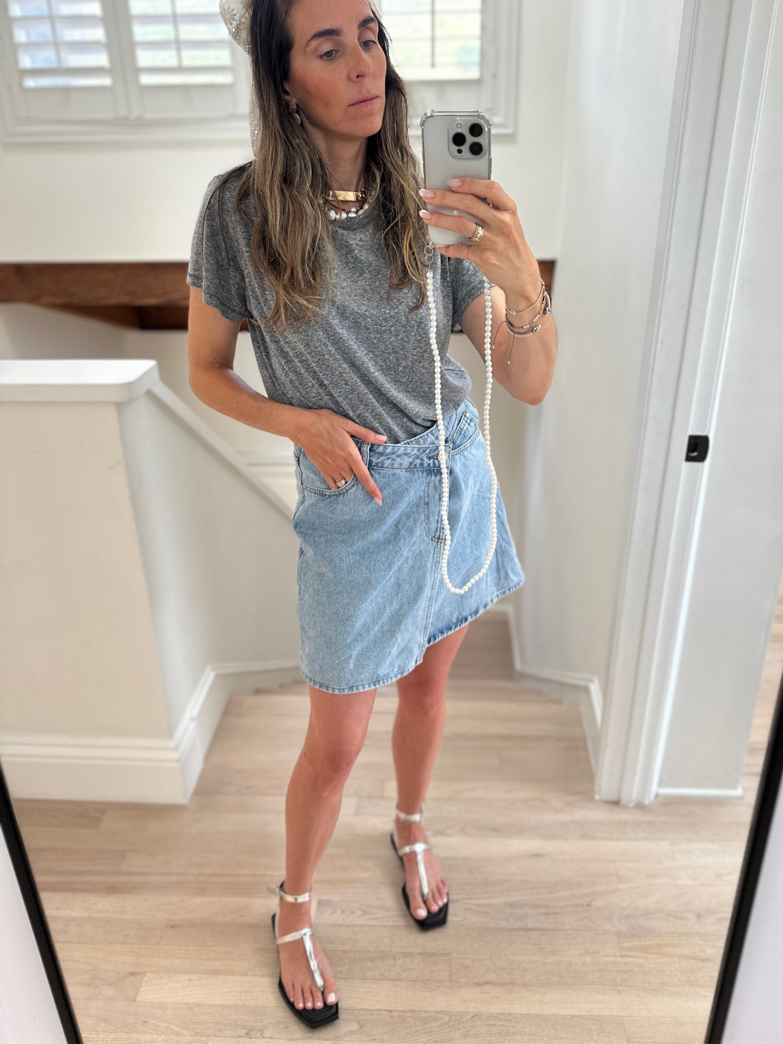 Denim wrap skirt - a summer staple 

#LTKstyletip #LTKsummer #LTKtravel