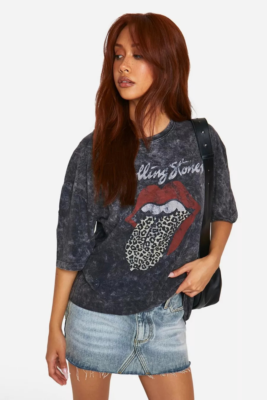 Oversized Rolling Stones T-Shirt Met Print | Boohoo.com (NL)