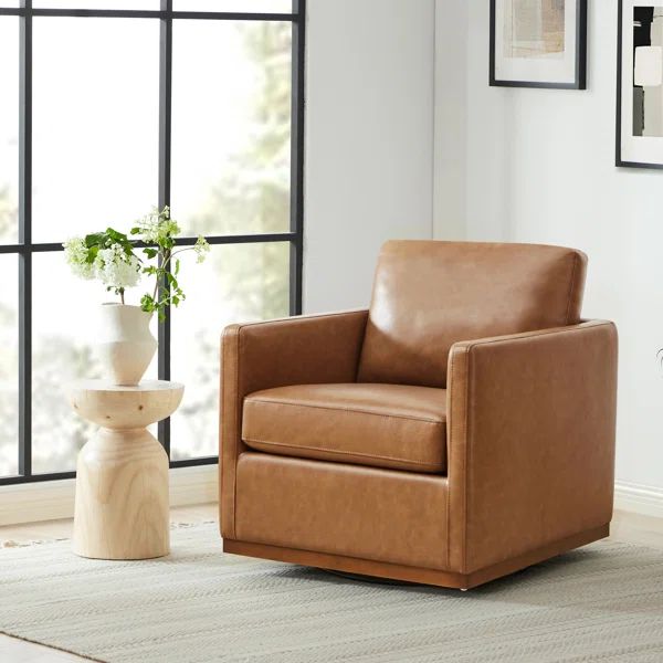 Wide Swivel Arm Chair | Wayfair North America