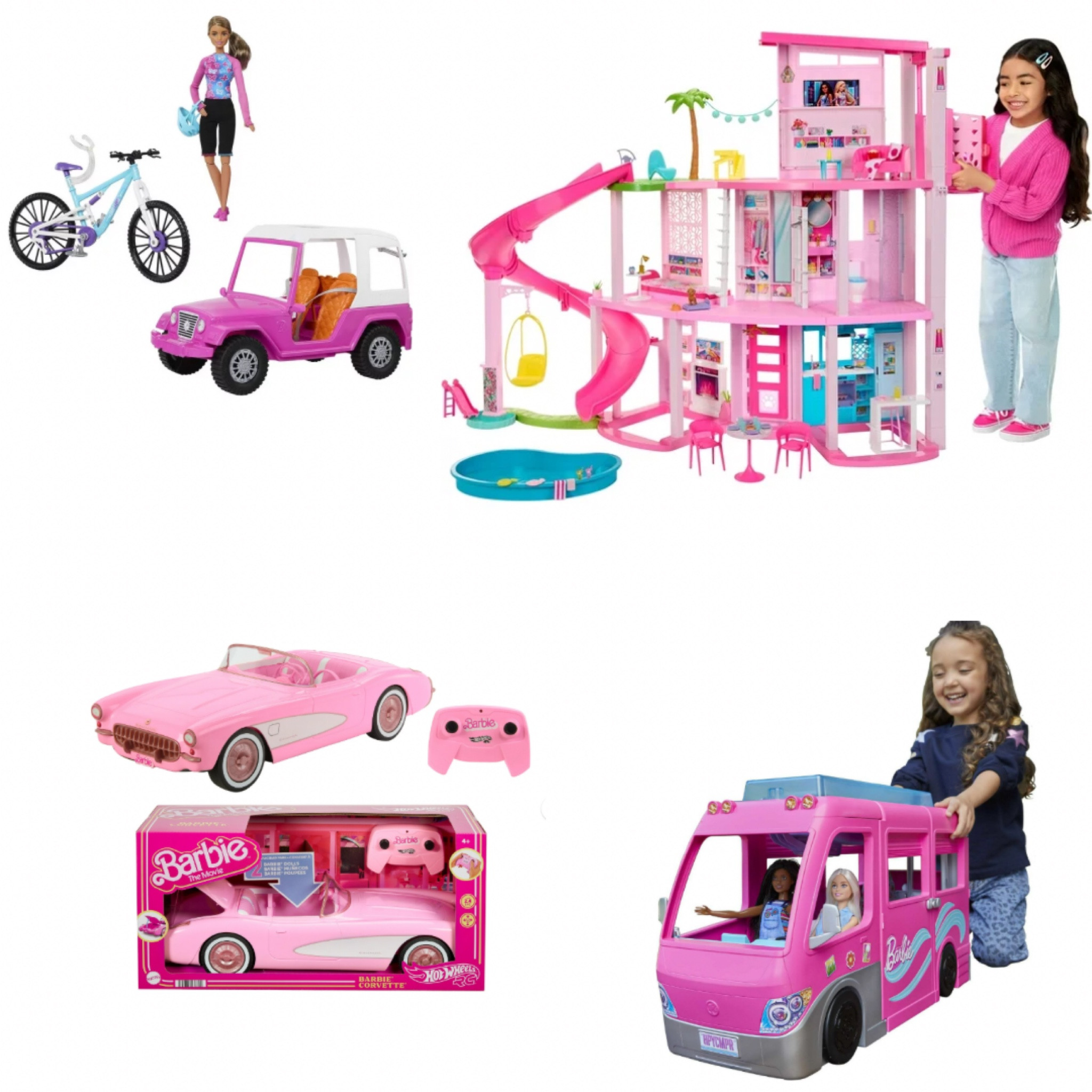 Toys R Barbie Jeep Wrangler Toddler Power Wheels Barbie Jeep And