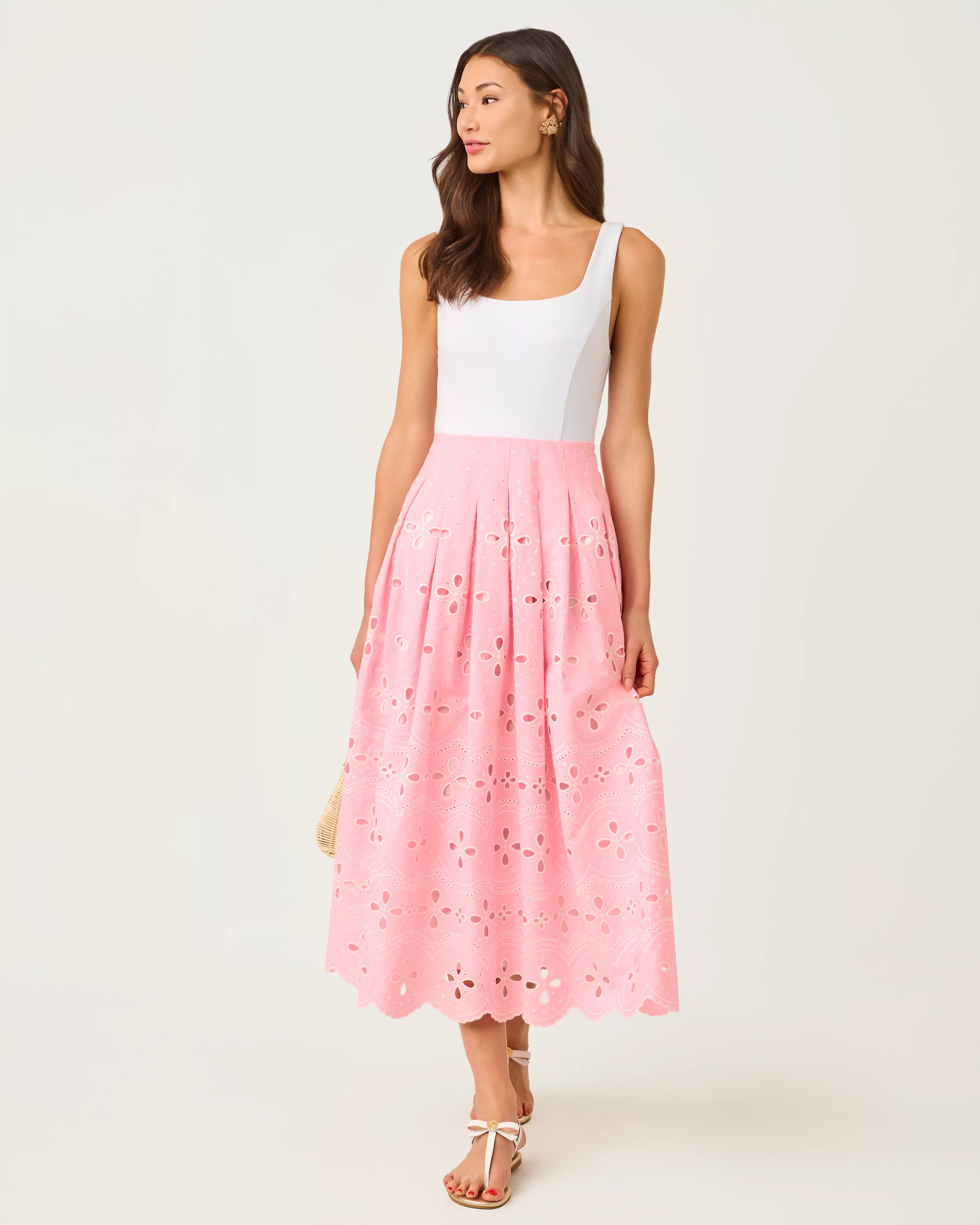 Lissette Eyelet Midi Dress | Lilly Pulitzer