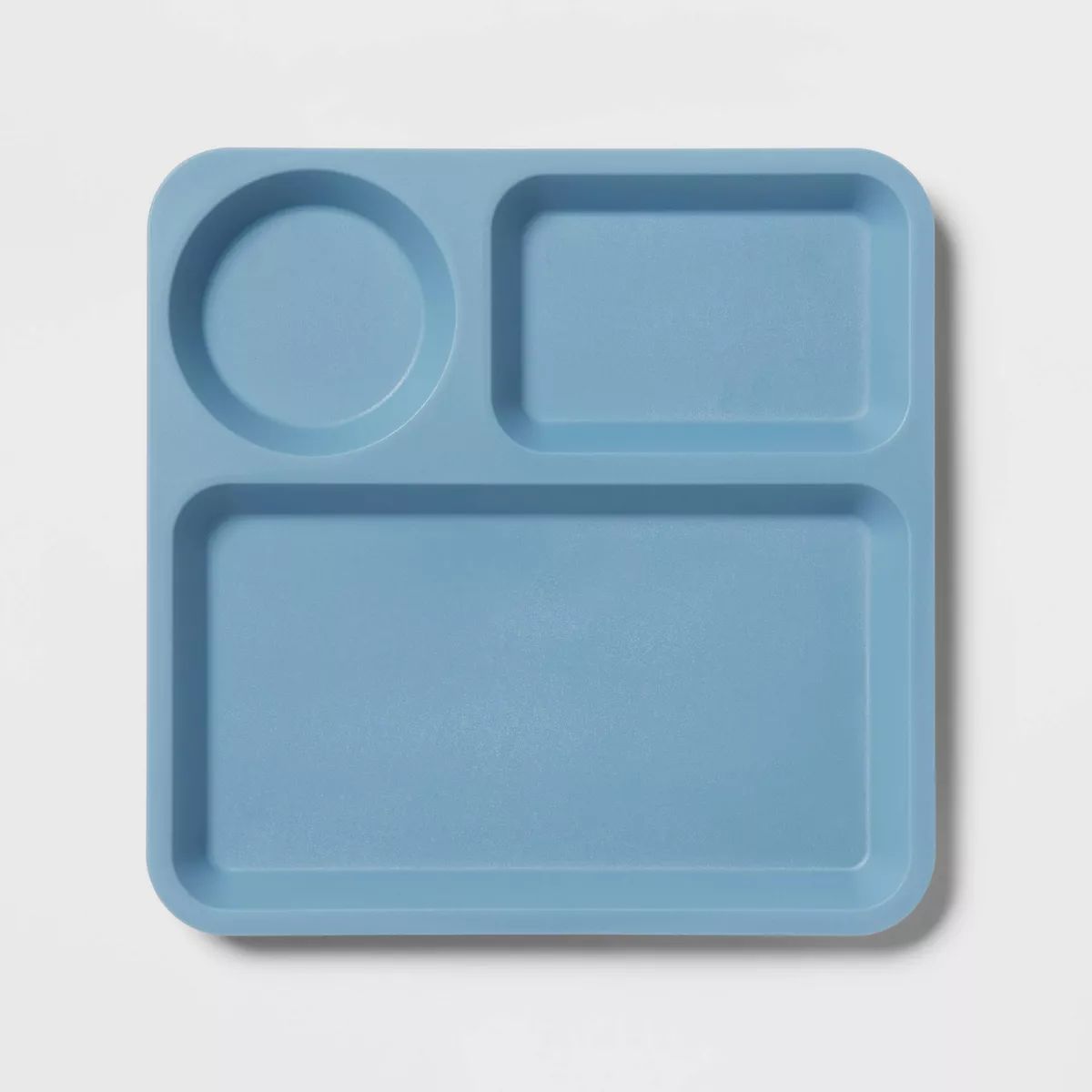 10" Plastic Kids' Square Divided Plate - Pillowfort™ | Target