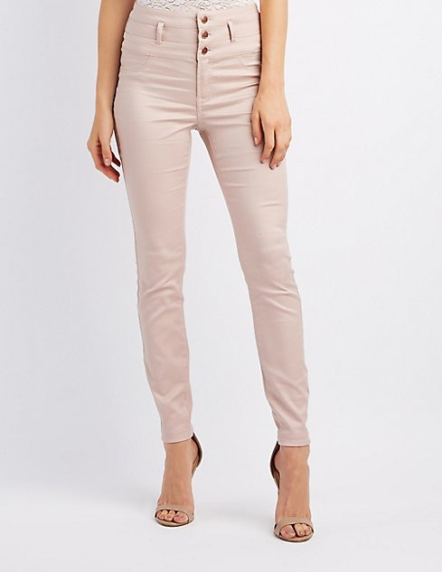 Refuge Hi-Waist Skinny Jeans | Charlotte Russe