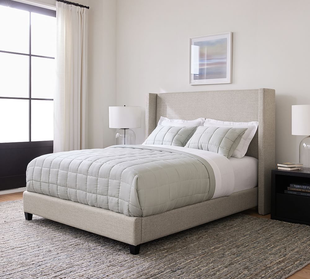 Elliot Shelter Upholstered Bed | Pottery Barn (US)