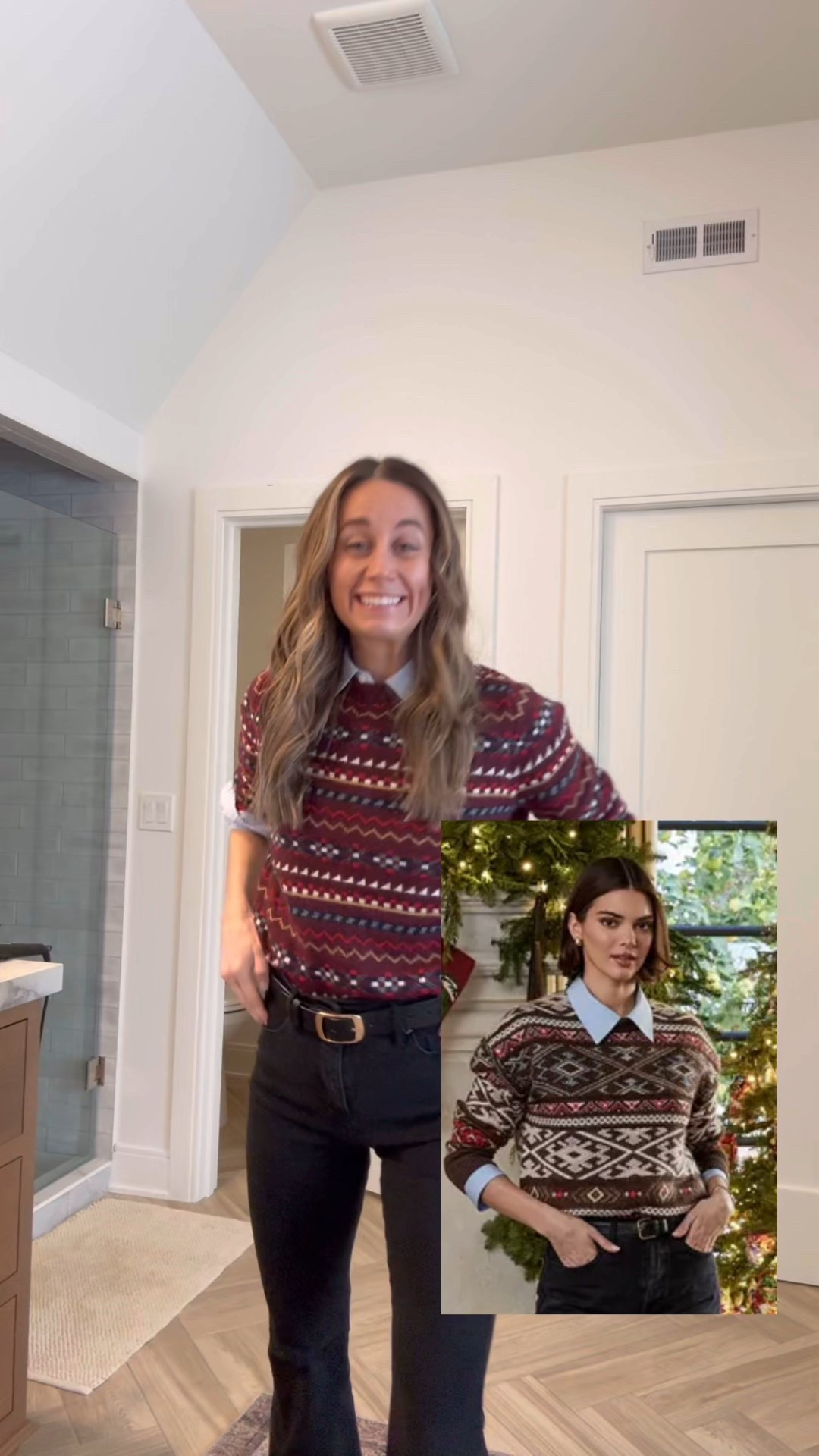You guys! I think I did it! I recreated the classic Christmas look that we all loved so much from Kendall Jenners Holiday Home Tour for $2925 less 🤣🫶

#LTKGiftGuide #LTKootd #LTKHoliday