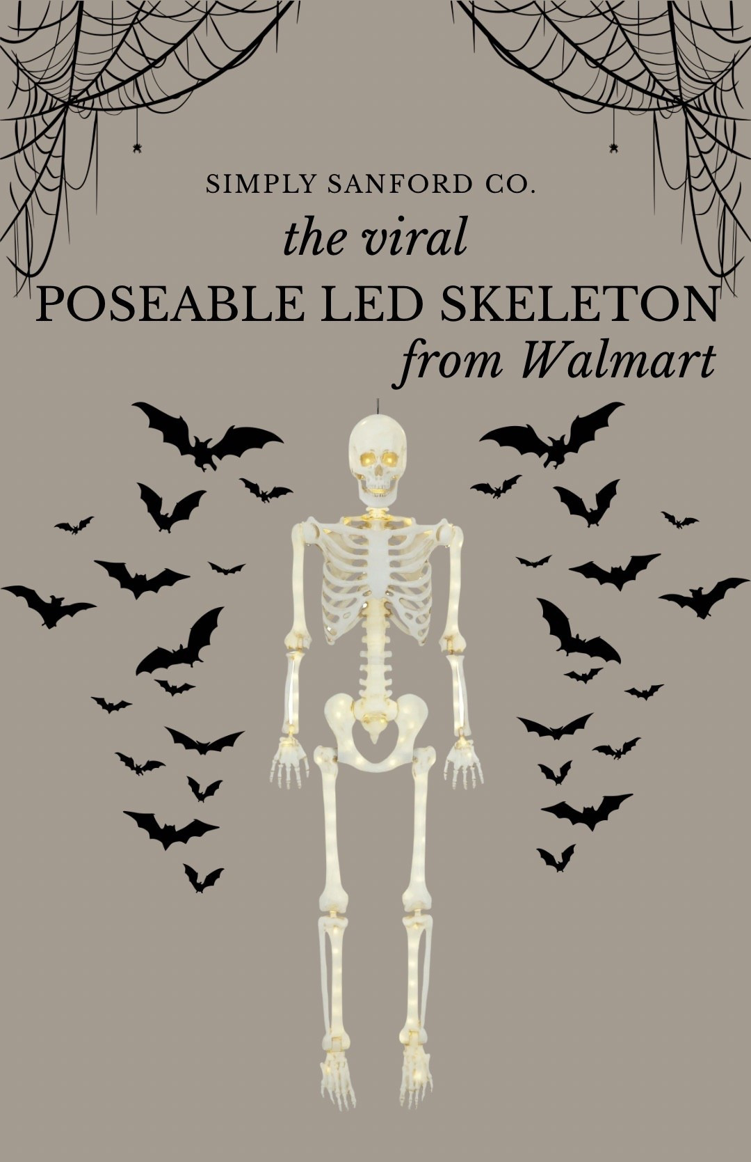 This year’s viral skeleton is here 🦴✨
5 feet tall, fully poseable, and lights up — found at Walmart before it sells out again. Linking it on my LTK so you don’t have to hunt it down.

#halloweendecor #skeleton #walmartfinds #ltkhalloween 

#LTKHome #LTKSeasonal