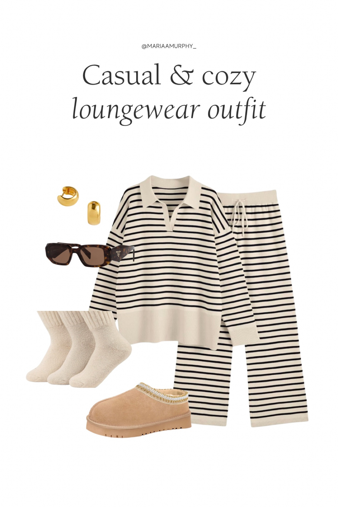 Casual and cozy loungewear outfit! Matching set that can be dressed worn so many ways! 

#LTKGiftGuide #LTKStyleTip #LTKFindsUnder100