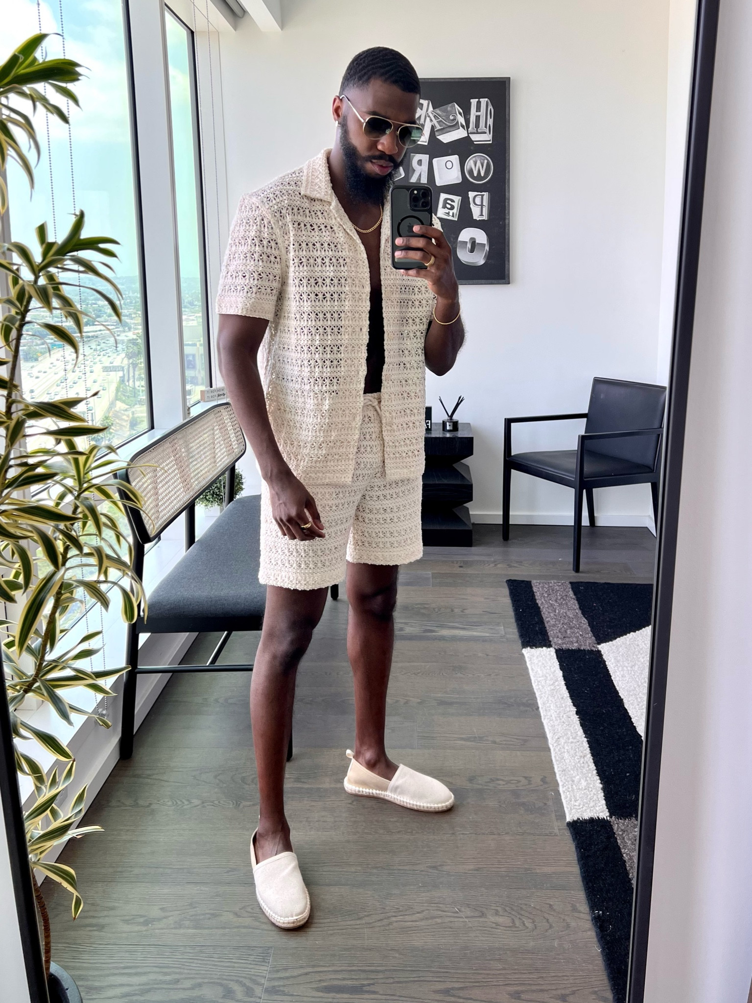 Perfect matching set outfit for the beach, vacation, or just to chill in. Make sure you add some gold accessories to this look 👌🏾.

#LTKmens