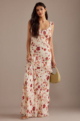By Anthropologie Isabella Ruffle Maxi Dress | Anthropologie (UK)