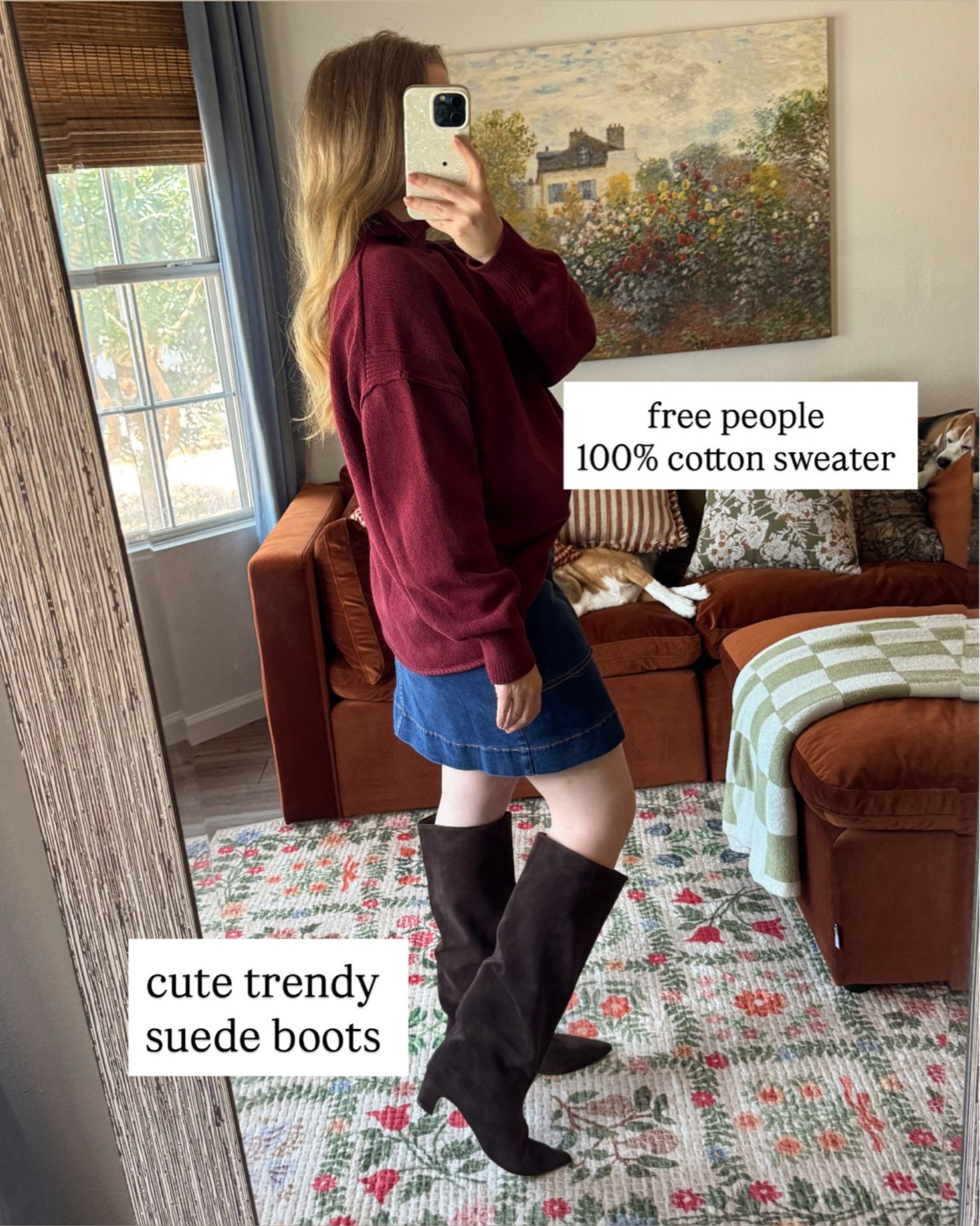 nordstrom anniversary sale sweater & suede boots 🤎

wearing my normal small in the sweater. runs oversized 

wearing normal boot size, comfy and relaxed!

#LTKSaleAlert #LTKootd #LTKSeasonal