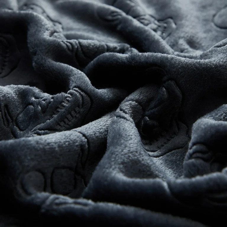 Ways to Celebrate Cozy Plush Embossed Skull Print Throw Blanket 50"x 60", All Ages | Walmart (US)