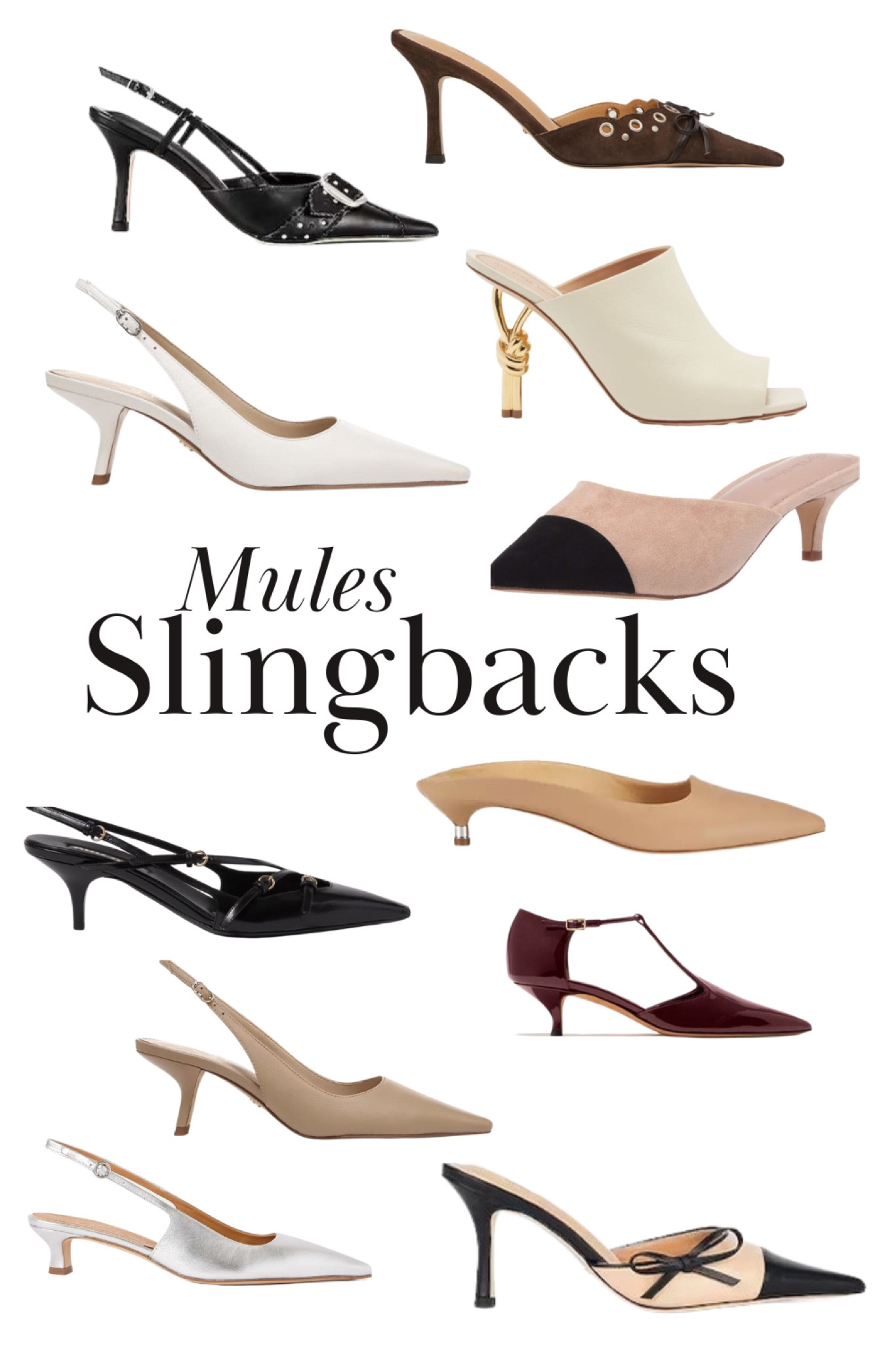 Mules and Slingbacks 

#LTKGiftGuide #LTKshoecrush #LTKparties