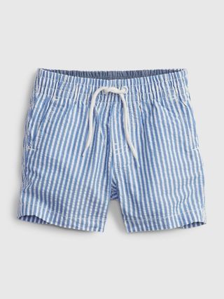 Baby Pull-On Seersucker Shorts | Gap (US)
