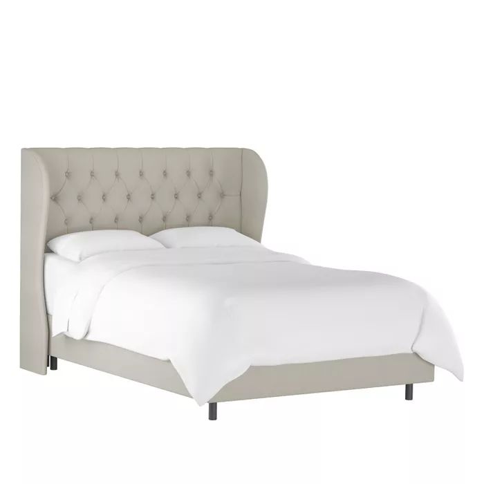 Tufted Velvet Upholstered Wingback Bed - Threshold&#153; | Target