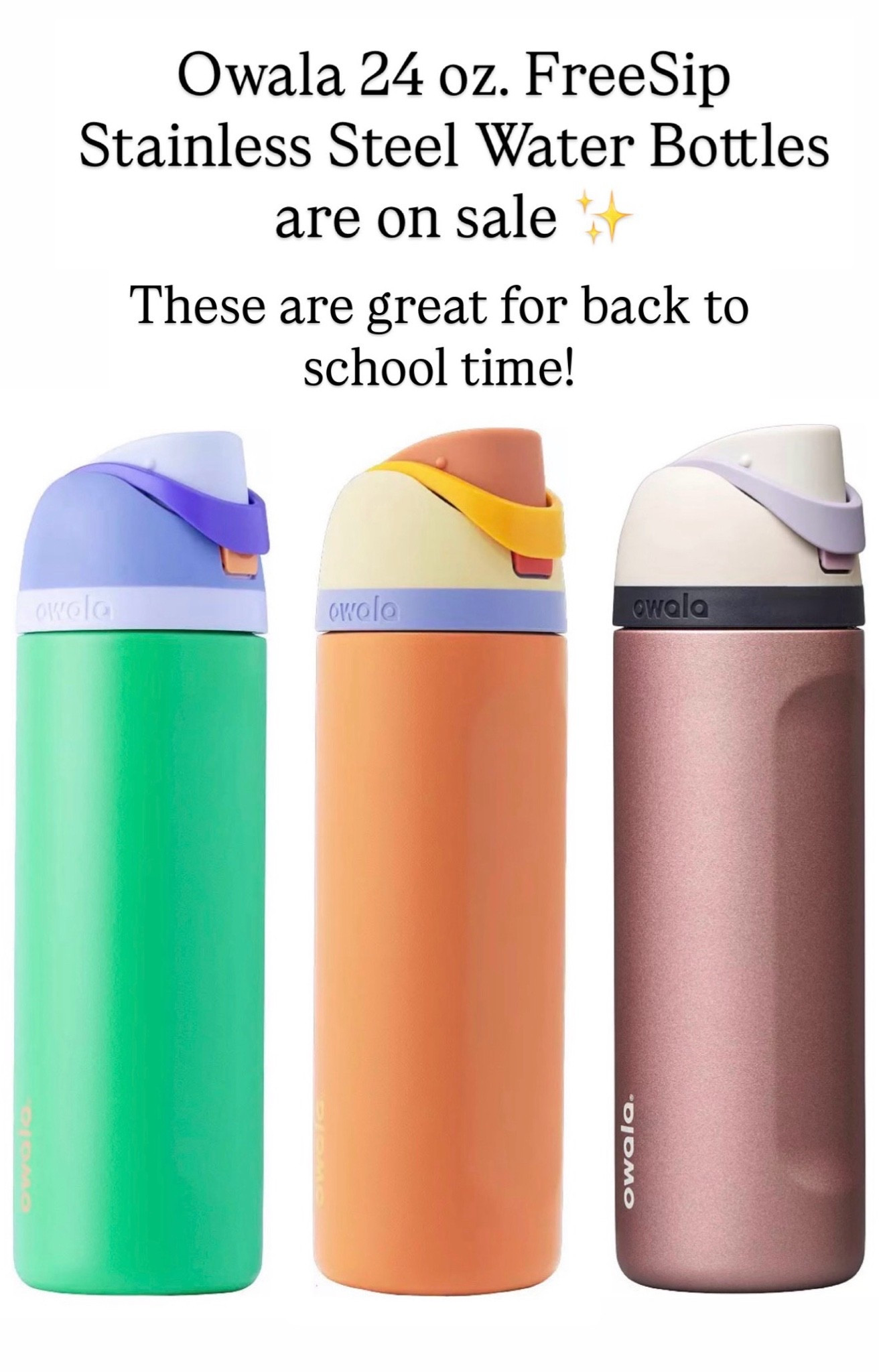 Owala water bottles

#LTKmomlife