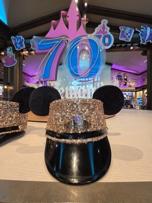 NWT Disneyland Resort 70th Anniversary Celebration Conductor Hat Sz LG/XL | eBay US
