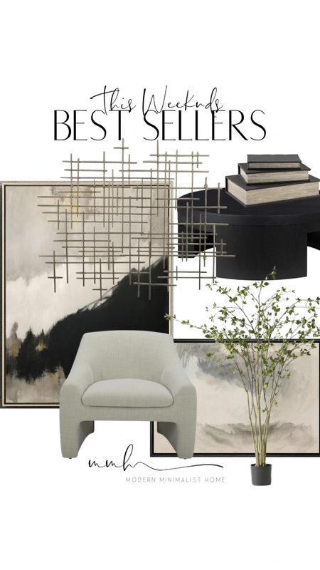 This Weekend’s Best Sellers Home Decor // MODERN HOME // MODERN MINIMALIST HOME // HOME DECOR // ROOM DECOR // ACCENT CHAIR // WALMART FURNITURE // WALMART COFFEE TABLE // WALL ART // COFFEE TABLE DECOR

#LTKhome #LTKfindsunder100 #LTKsalealert