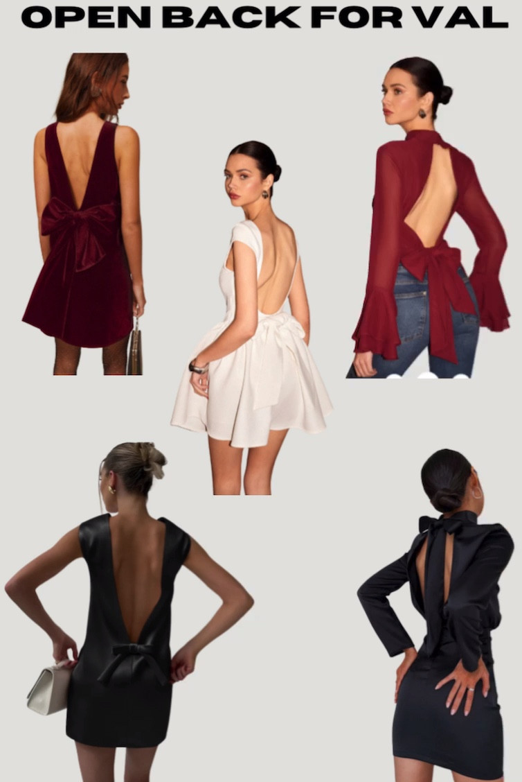 Bow-back beauties for a Valentine’s Day full of charm! 

Turn heads with these statement silhouettes. #ValentineStyle #BowBackDresses #RomanticLooks

#LTKFindsUnder50 #LTKStyleTip #LTKSeasonal