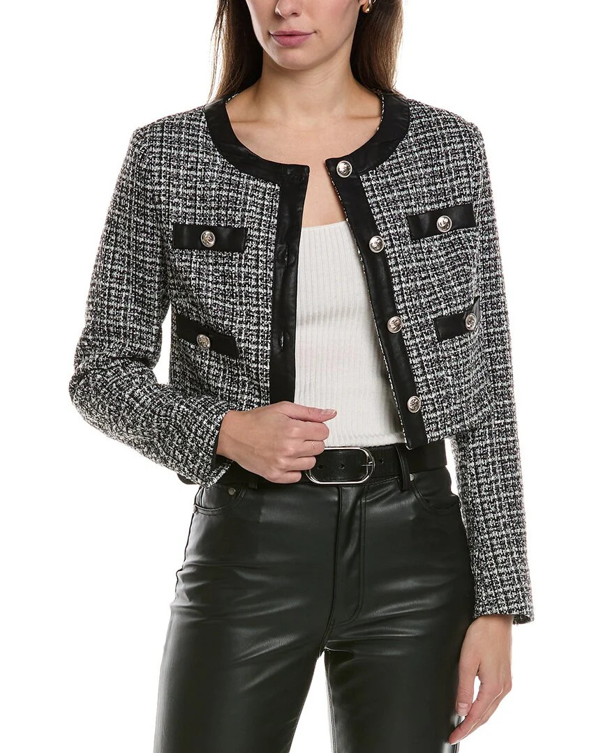 MEIVEN Tweed Wool-Blend Cardigan | Shop Simon
