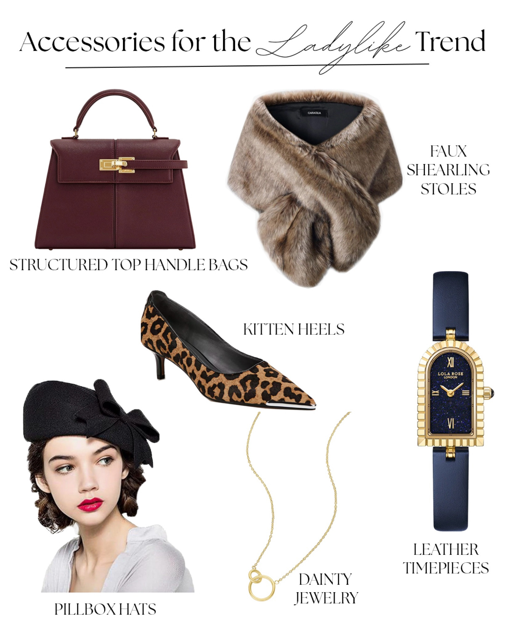 Are you an accessories fan? I certainly am! So much so that I wrote an entire blog post on the accessories that match the trends of the season! There are 5 collages, make sure to see them all.  And you can check out the blog post on dianneinstyle.com

I have included up to 30 products for each trend - so look beyond the collage! 


#LTKStyleTip #LTKSeasonal