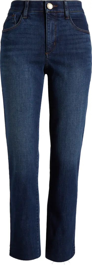 'Ab'Solution Raw Hem Skinny Straight Jeans | Nordstrom