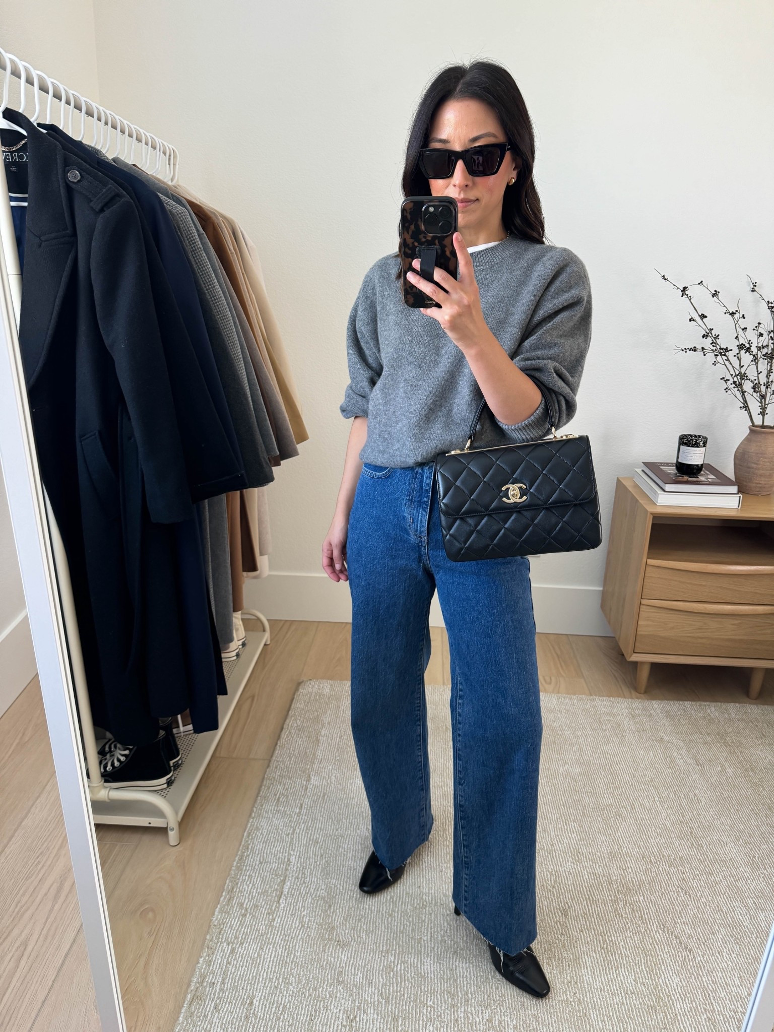 Fall outfits with heeled ankle booties

Aritzia cashmere sweater xs
Everlane tee medium
Aritzia jeans 26, sized up and cut hems.
Chanel Trendy CC small
Madewell Dimes booties 5.5
YSL sunglasses
Dorsey James Necklace 15"

Fall outfits, fall style, petite style 

#LTKShoeCrush #LTKSeasonal #LTKItBag