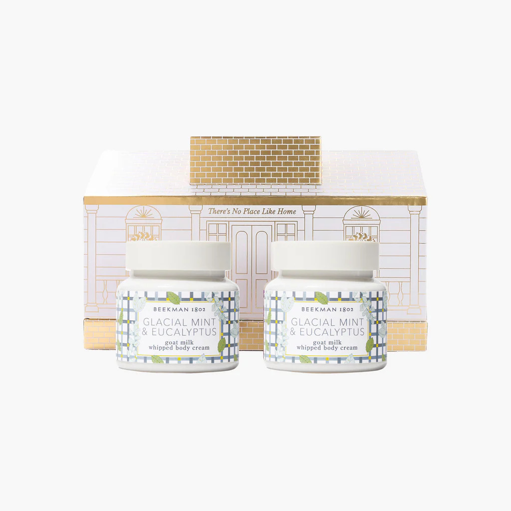 Glacial Mint & Eucalyptus Whipped Body Cream Set of 2 | Beekman 1802