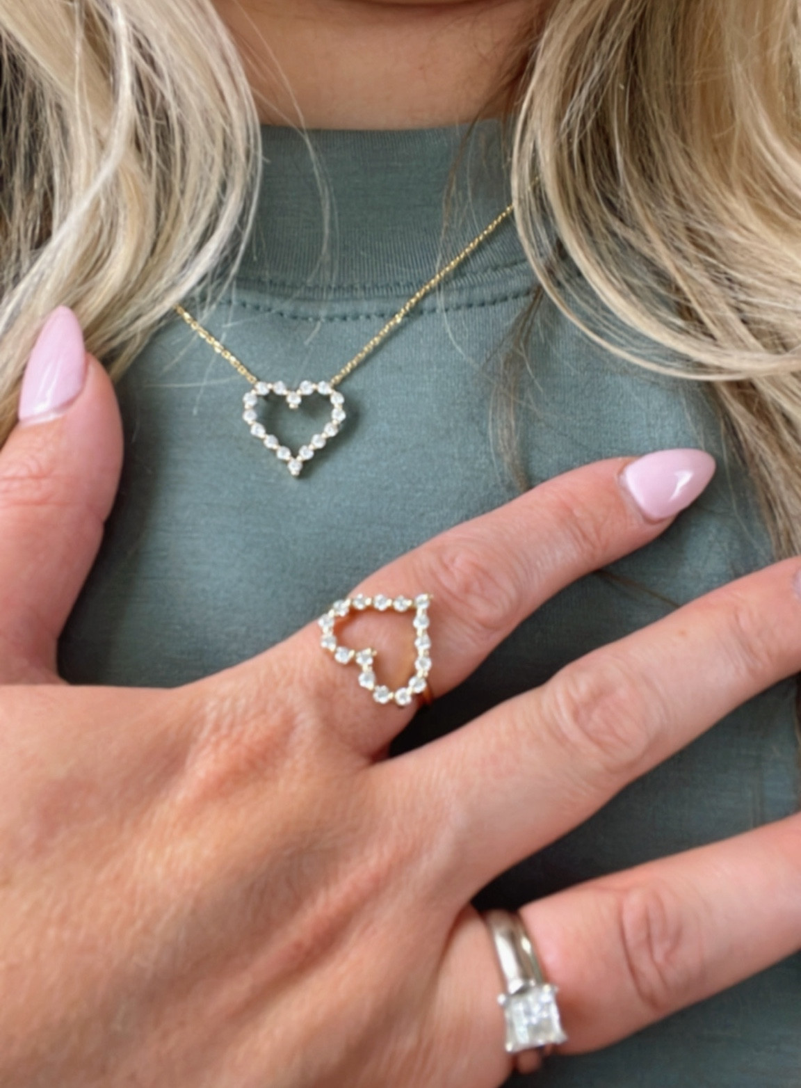 I have worn this set every single day since I received it! Allen bought these beauties for V day and it was worth the wait while they were being hand crafted!  

#LTKwedding