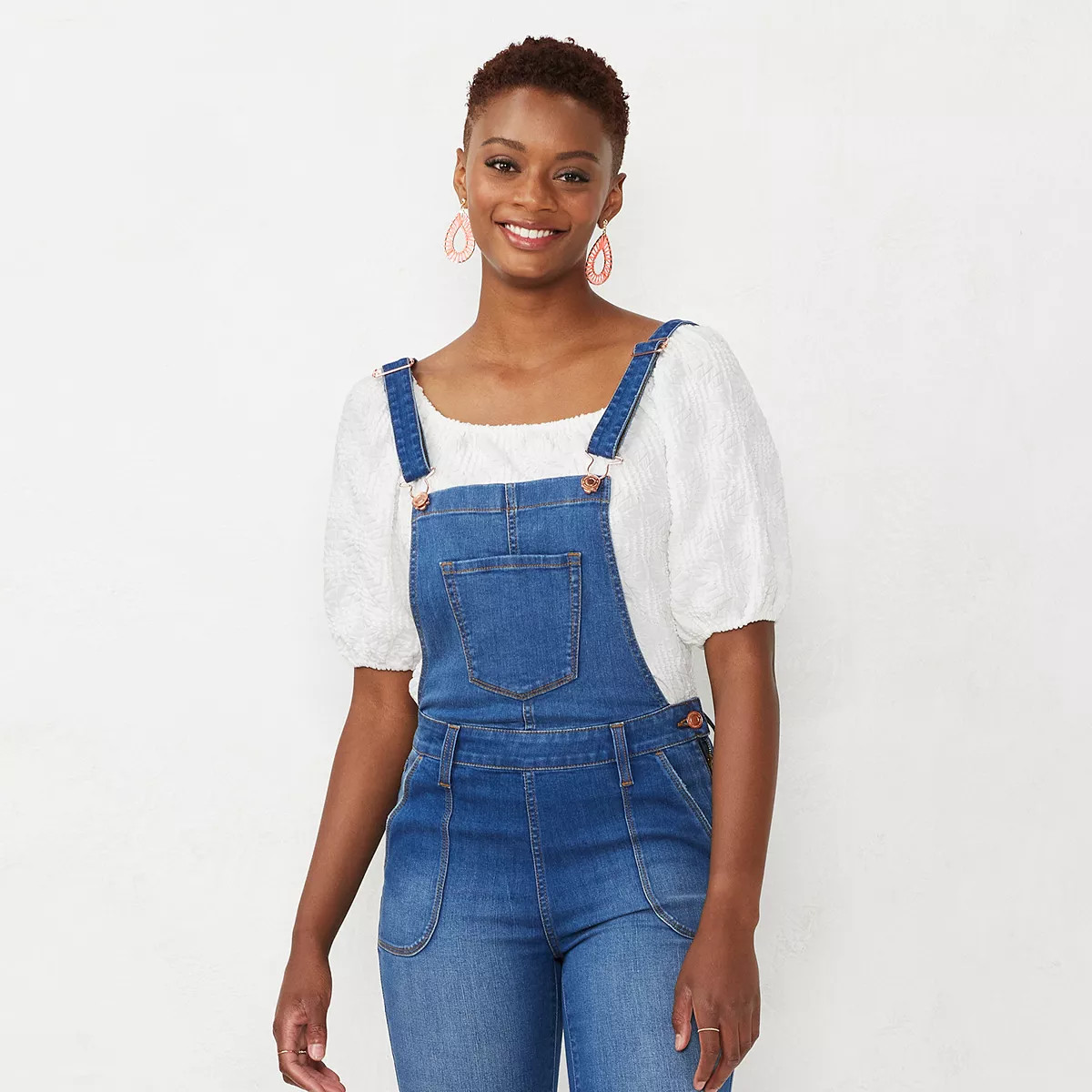 Women's LC Lauren Conrad Textured Puff-Sleeve Top | Kohl's