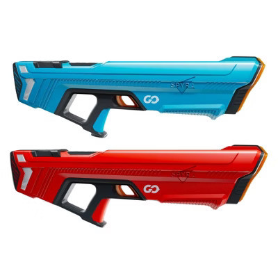 SPYRA 2 Pack Electric Water Blaster, Lightweight Squirt Toy Blasters SpyraGO, Blue/Red | Target