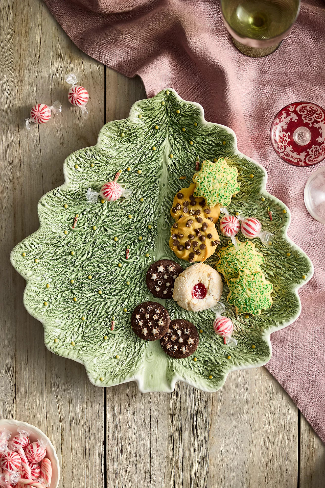 Fir Tree Stoneware Serving Platter | Anthropologie (US)