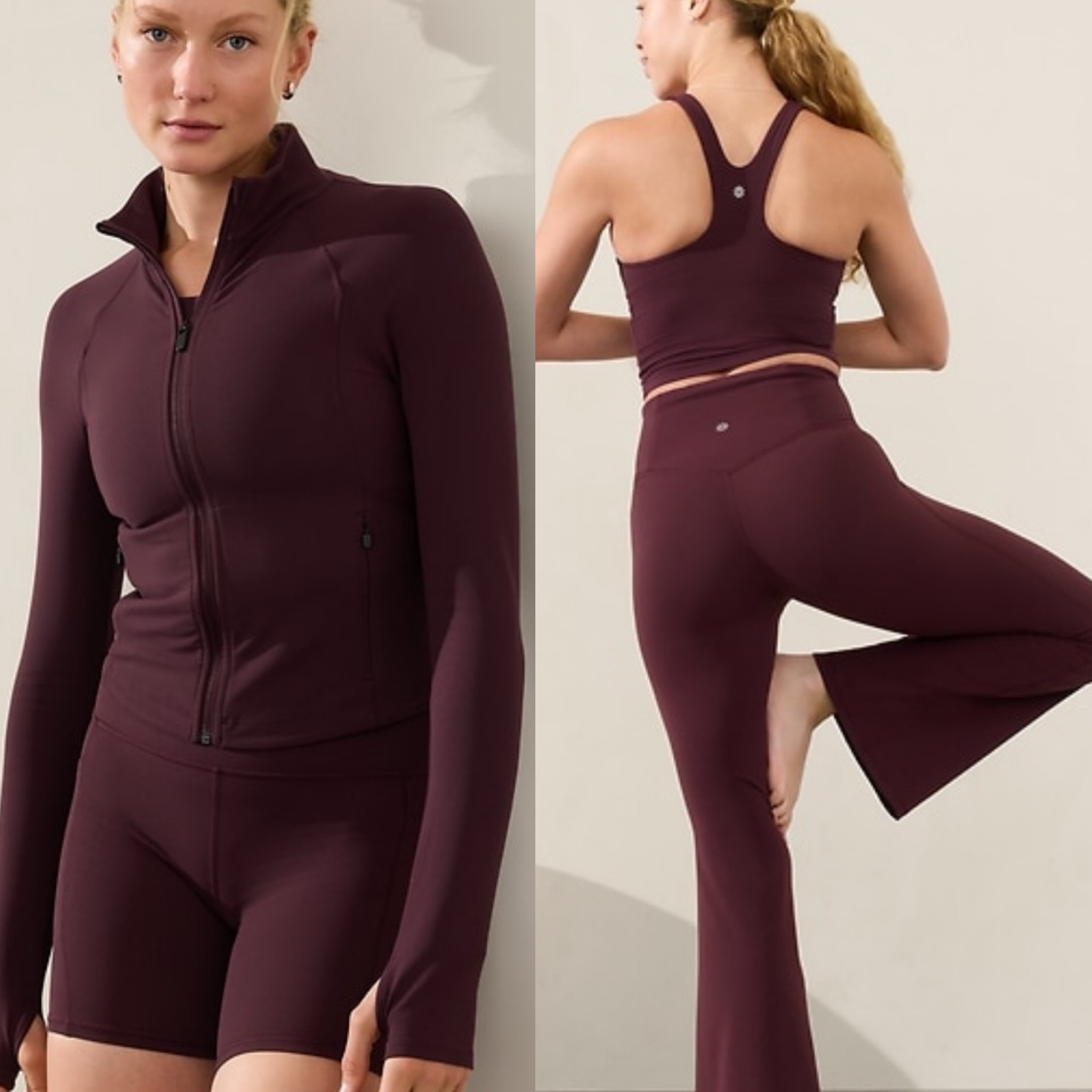 Athleta Spiced Cabernet

Verified True Autumn (works for dark autumn) & HOC Autumnn

#LTKFitness #LTKFindsUnder100 #LTKStyleTip