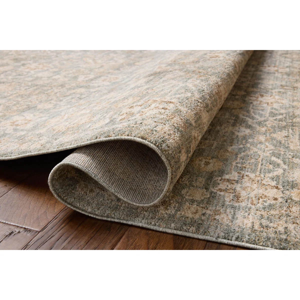 Chris Loves Julia x Loloi Palma Blue / Natural Area Rug | Wayfair North America