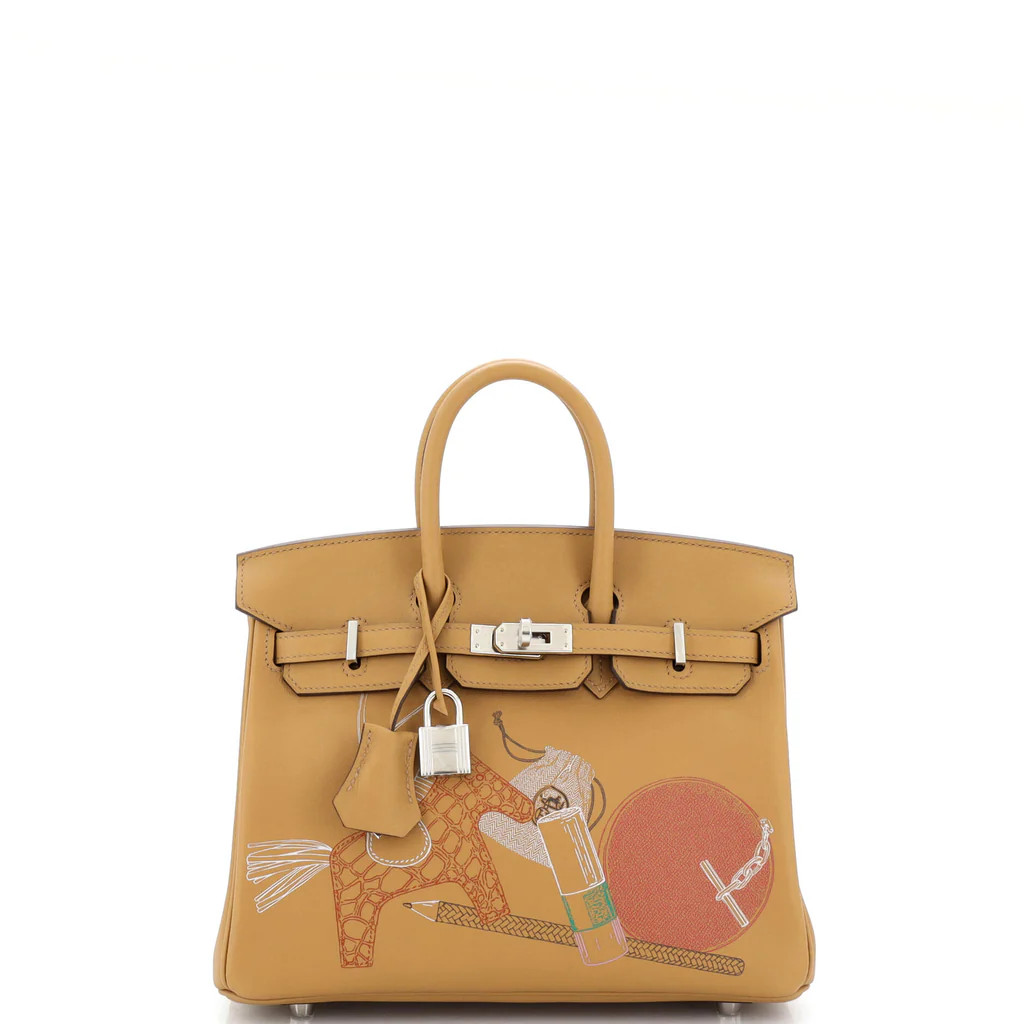 In and Out Birkin Bag Limited Edition Swift with Palladium Hardware 25 | Rebag