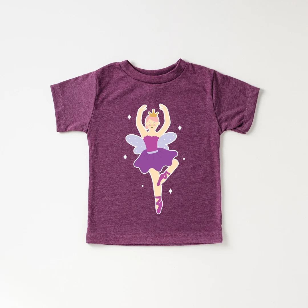 Sugar Plum Fairy Ballerina Toddler Shirt, Kids Christmas Shirt, Santa Shirt, Ballerina Shirt, Chr... | Etsy (US)