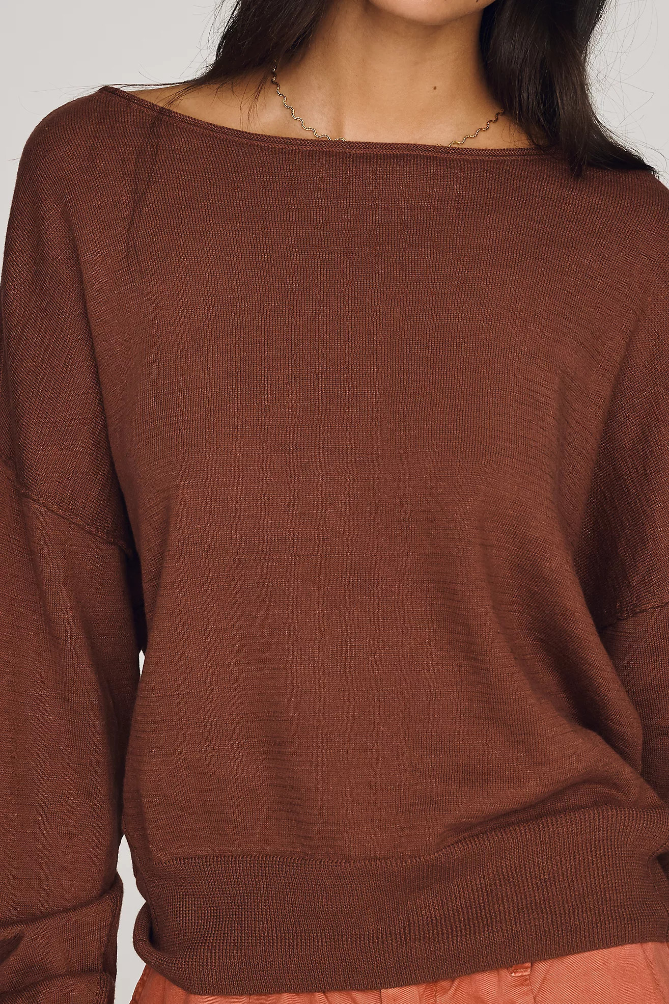 By Anthropologie Haley Cotton Linen Sweater | Anthropologie (US)