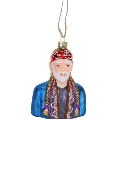 WILLIE NELSON Glass Christmas Ornament by Cody Foster - Walmart.com | Walmart (US)