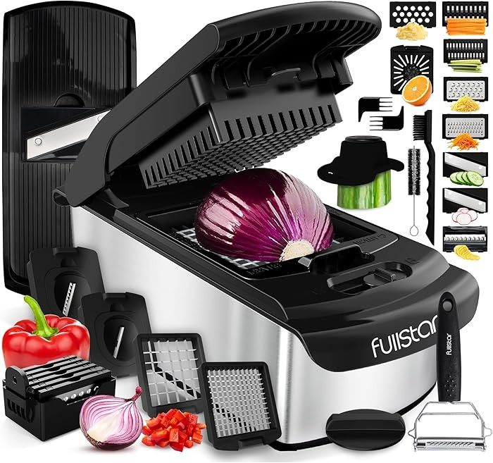 Fullstar The Original Pro Chopper - Vegetable Chopper and Spiralizer, Food Chopper with Container... | Amazon (US)