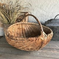 Rustic Harvest Basket, Flower Gathering, Gardening, Market, Foraging, European Farmhouse | Etsy (US)