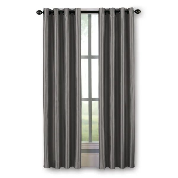 Manos Solid Room Darkening Grommet Single Curtain Panel | Wayfair Professional